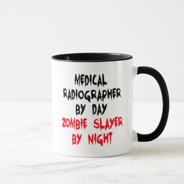 Zombie Sayer Medical Radiographer Mugg (Höger)