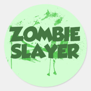 Zombie Sayer Runt Klistermärke