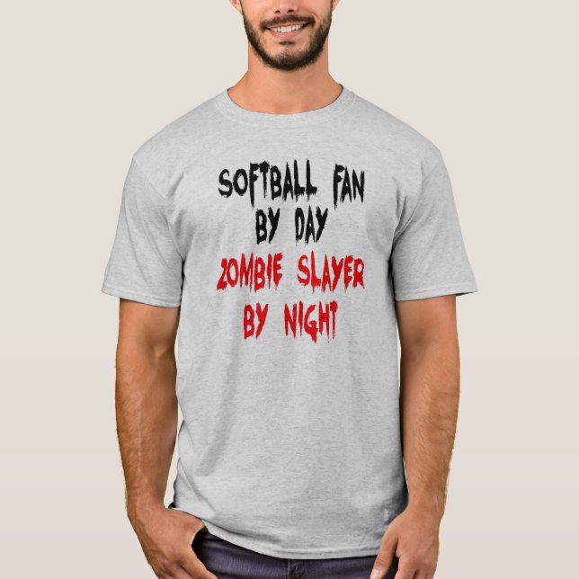 Zombie Sayer Softball Fläkt Tröja (Framsida)