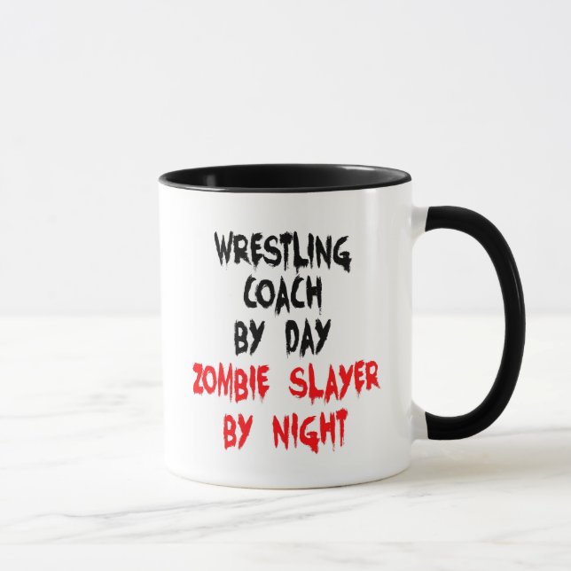 Zombie Sayer Wrestling Coach Mugg (Höger)