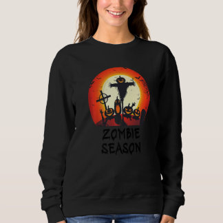 Zombie Season Moonlit Scary Graveyard  Kids Boys A T Shirt