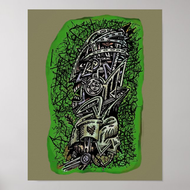 Zombie Sergeant, av Brian Benson, Poster (Framsidan)