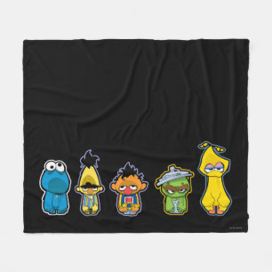 Zombie Sesame Street Characters Fleecefilt