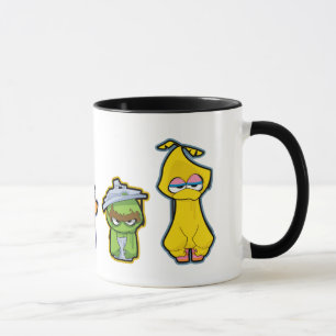Zombie Sesame Street-figurer Mugg