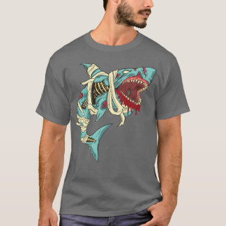 Zombie Shark halloween-vänner T Shirt