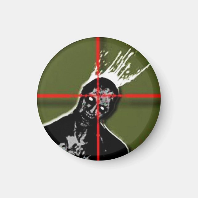 Zombie Shot Magnet (Framsidan)