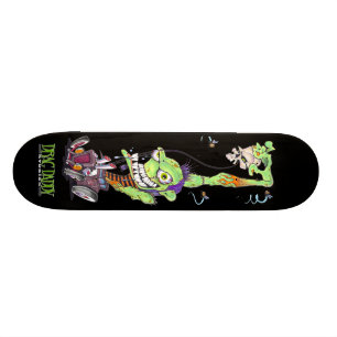 Zombie Skateboard på Black Bräda 20 Cm