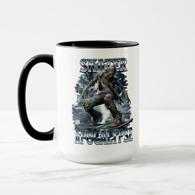 ZOMBIE SKATER APOCALYPSE MUGG (Vänster)