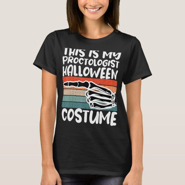 Zombie Skeleton Vuxen Sarcastic Humor for Hallowee T Shirt (Framsida)