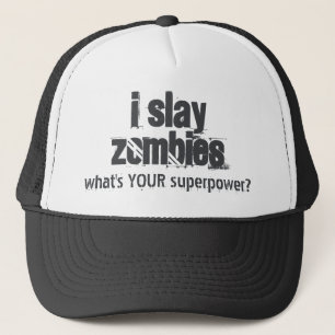 Zombie-skifferhatt Keps