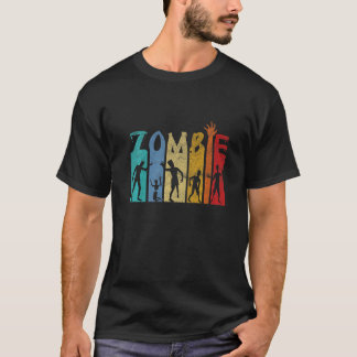 Zombie Skräck Halloween Odöd Lika Zombies   T Shirt