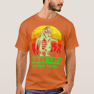 Zombie Sloth Funny No Need Springa Pun Halloween T Shirt