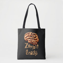 Zombie Snacks Brains Halloween Bus eller godis Bag Tygkasse