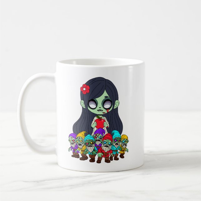Zombie Snö White Kaffemugg (Vänster)