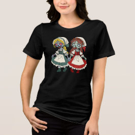 Zombie Snow-White and Rose-Red T Shirt
