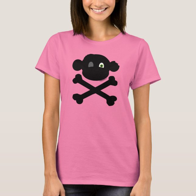 Zombie Sock monkey T-shirt (Framsida)