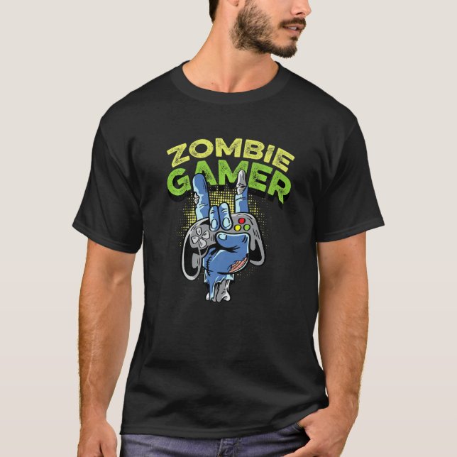 Zombie-spelare T Shirt (Framsida)