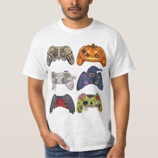 Zombie spelkontroller skjorta, Kuslig gamer skjort T Shirt
