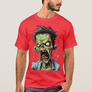 Zombie Spooky Halloween Horror Goth Zombies 2 T Shirt