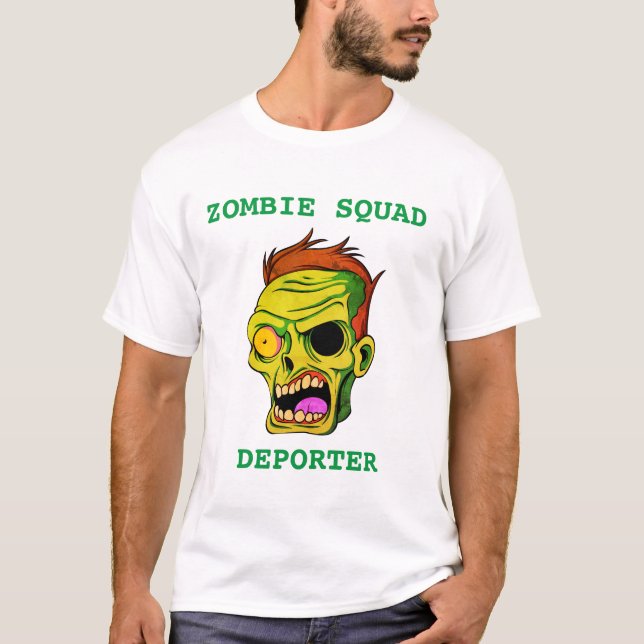 Zombie Squad Deporter T-Shirt (Framsida)