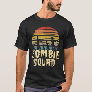 Zombie Squad Retro Halloween Group Costume Boys Gi T Shirt