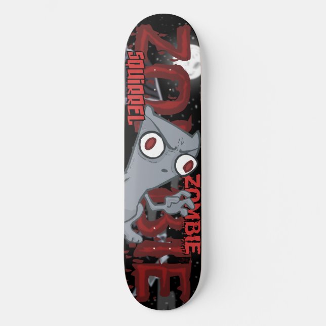 Zombie Squirrel Foamy Skateboard (Framsida)