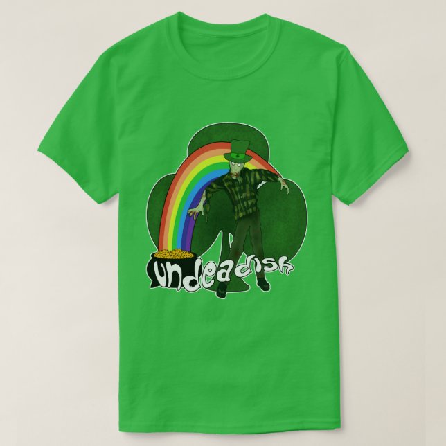 Zombie St patricks day Tees Tee (Design framsida)
