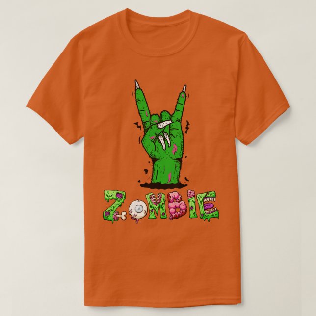 Zombie sten t shirt (Design framsida)