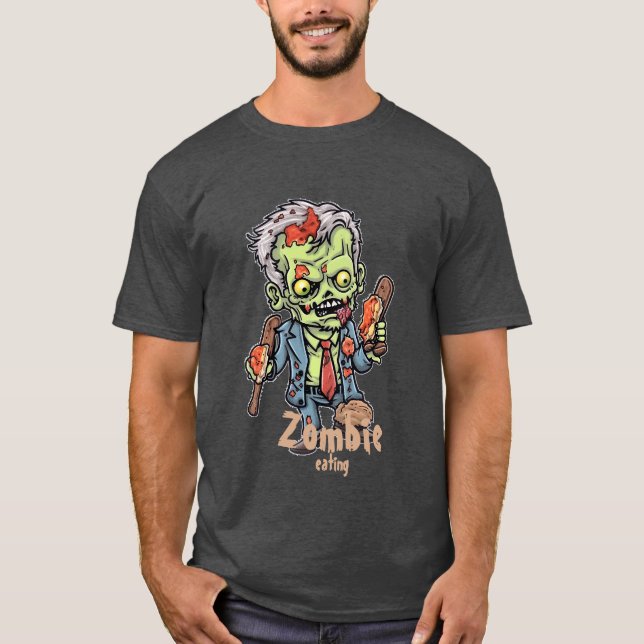 Zombie stil T-shirt (Framsida)