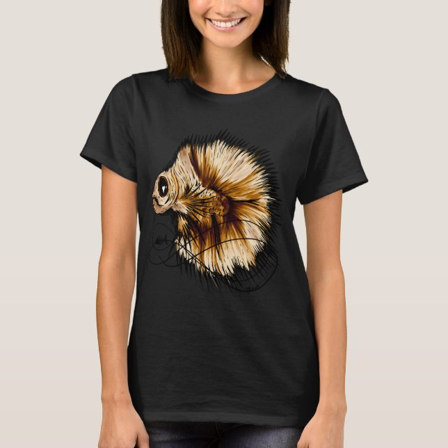 Zombie stridande fisk t shirt (Framsida)