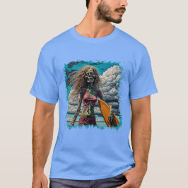 Zombie Surfer Girlkompis T Shirt