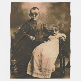 Zombie Syskon Fleecefilt