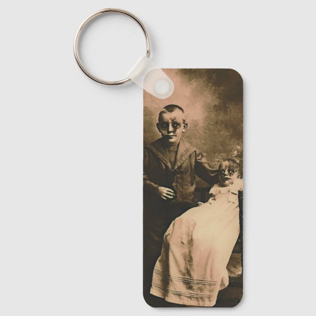 Zombie Syskon Nyckelring (Framsida)