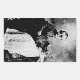 Zombie Syskon Rektangulärt Klistermärke