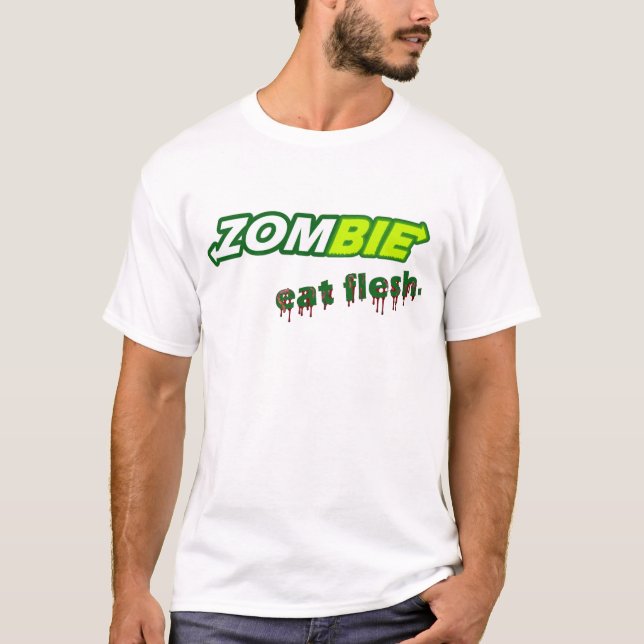 Zombie Te Tee Shirt (Framsida)