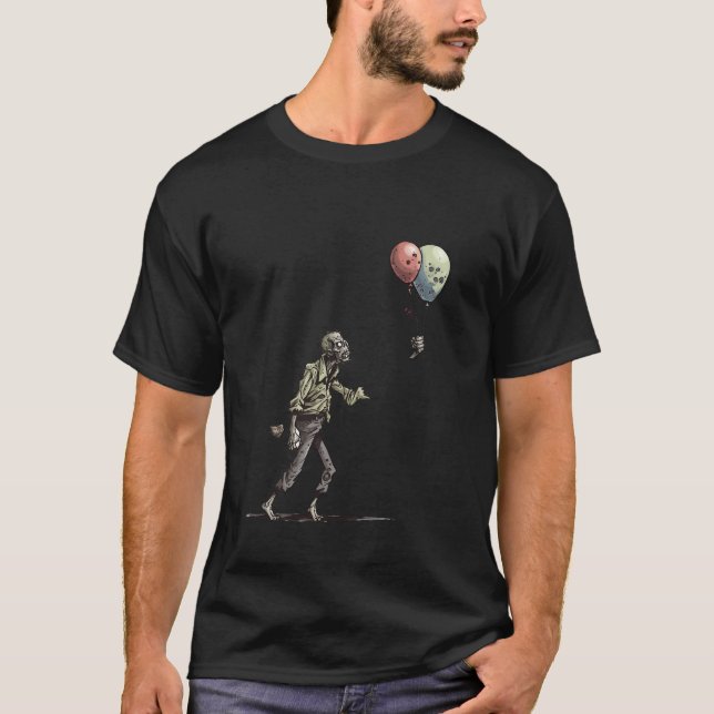 Zombie tecknad T-shirt (Framsida)