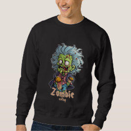 Zombie tecknad T-shirt Lång Ärmad Tröja