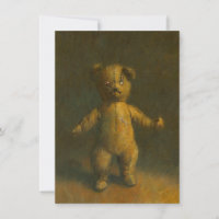 Zombie Teddy-inbjudningskort