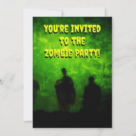 Zombie Temaparty Inbjudan