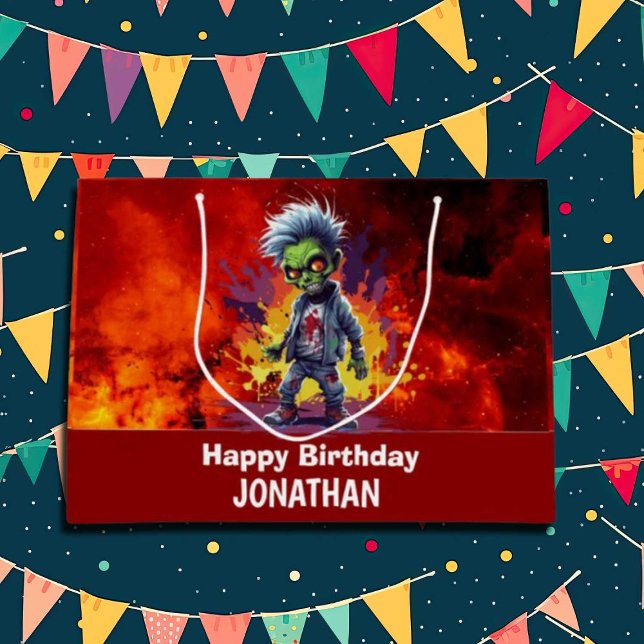 zombie-temedlade barn party (Zombie Walkers,  Your birthday party won't be complete without an array of gruesome zombie props! )