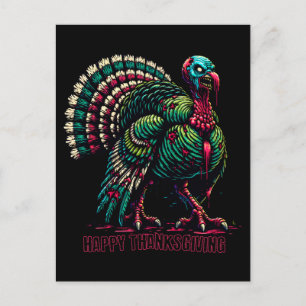 Zombie Thanksgiving Turkiet Vykort