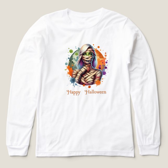 Zombie-Thned-Halloween-costumes T Shirt (Design framsida)