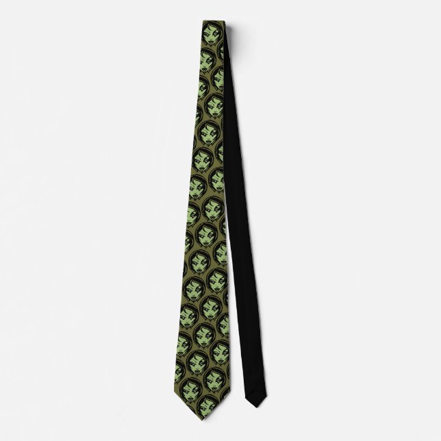 Zombie Tie Halloween Ties Zombie Costume Tie Slips (Framsida)