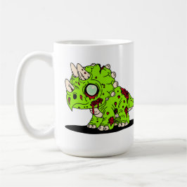 Zombie Triceratops Kaffemugg