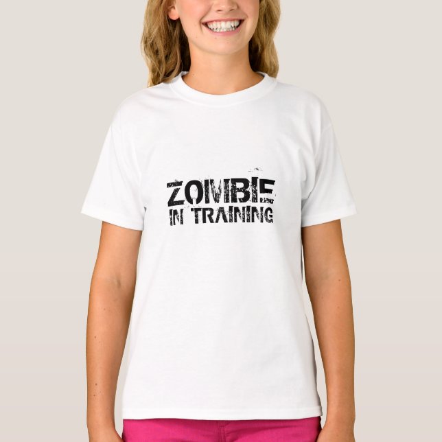 Zombie under utbildning t shirt (Framsida)