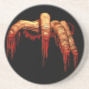 Zombie Underlägg Gory Halloween Zombie Decor Sandsten