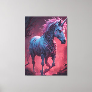 Zombie Unicorn Canvastryck