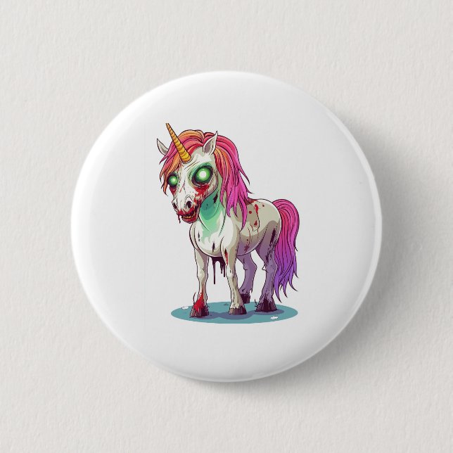 Zombie Unicorn Knapp (Framsida)