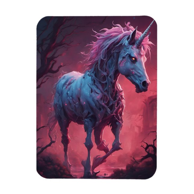 Zombie Unicorn Magnet (Vertikal)
