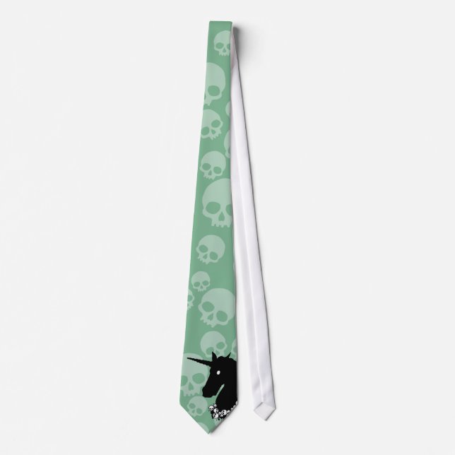 Zombie Unicorn Necktie Slips (Framsida)